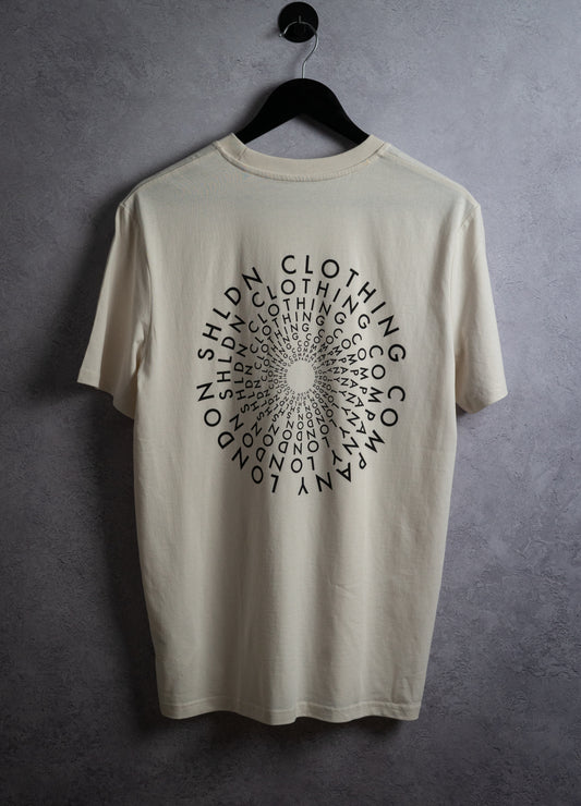 SHLDN Organic Clothing Company T-shirt in Vintage White, 100% organic cotton